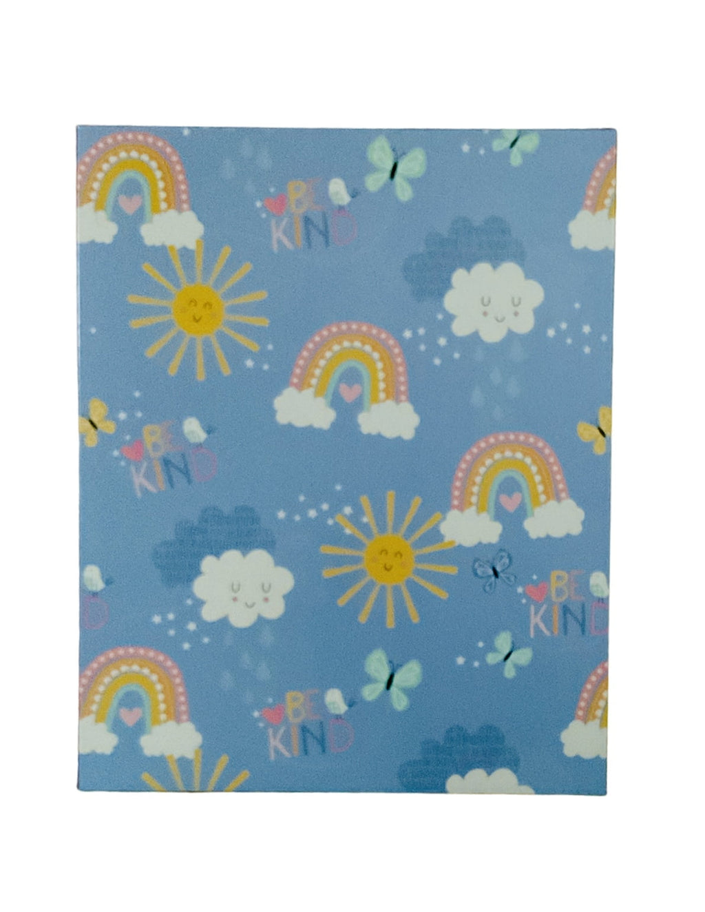 Back to School 2 Pocket Folders Portfolios Designs include Unicorns, Rainbows, Butterflies and Flowers  Set of 4 Elementary Grade School