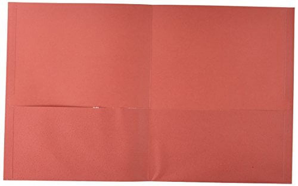 SchoolSmart Heavy Duty 2-Pocket Folder, 25-Pack