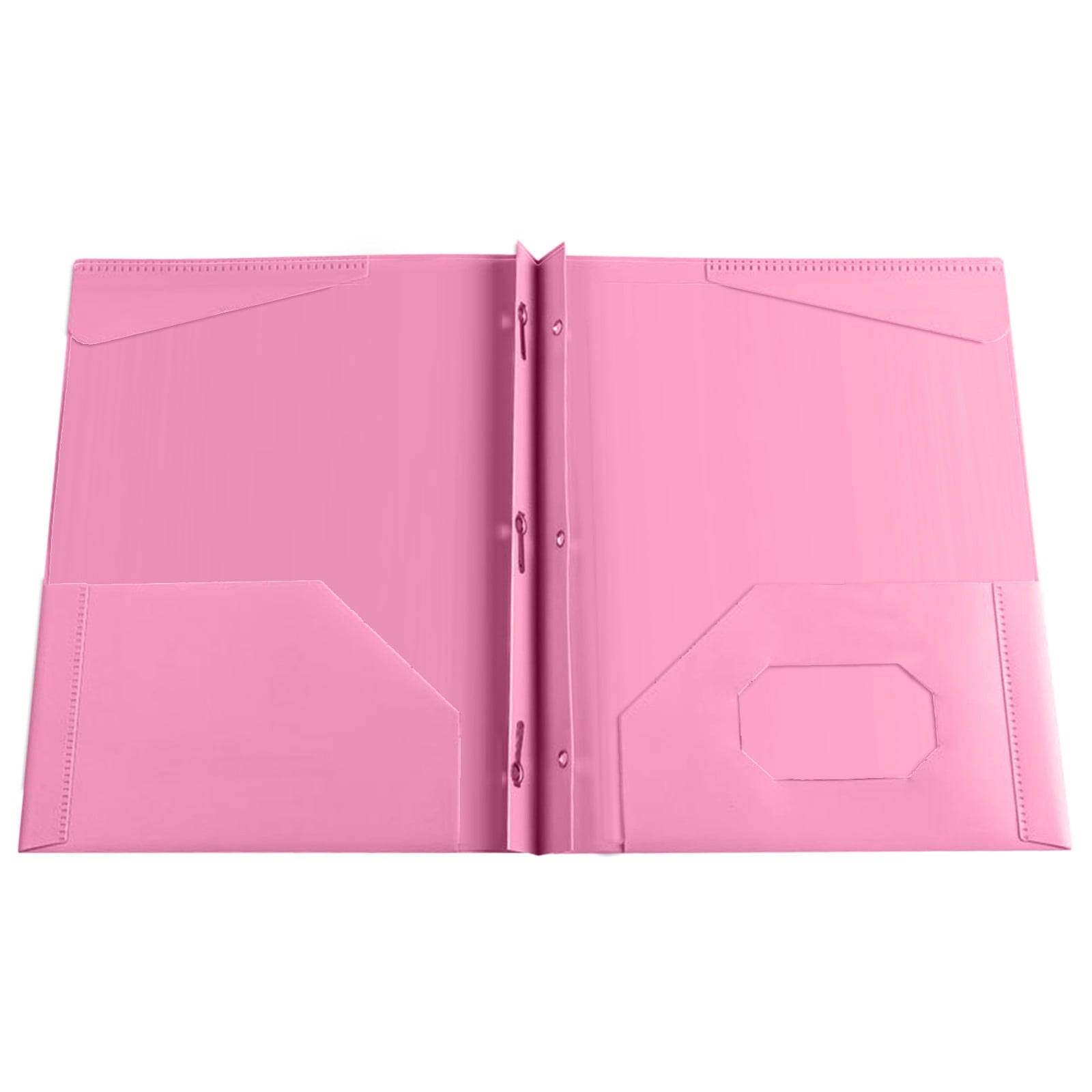 Plastic Folders with Pockets, Colored Two Pockets folders for Docments, Poly Folders Holds, 2 Pocket Poly Folders for School, Home or Office