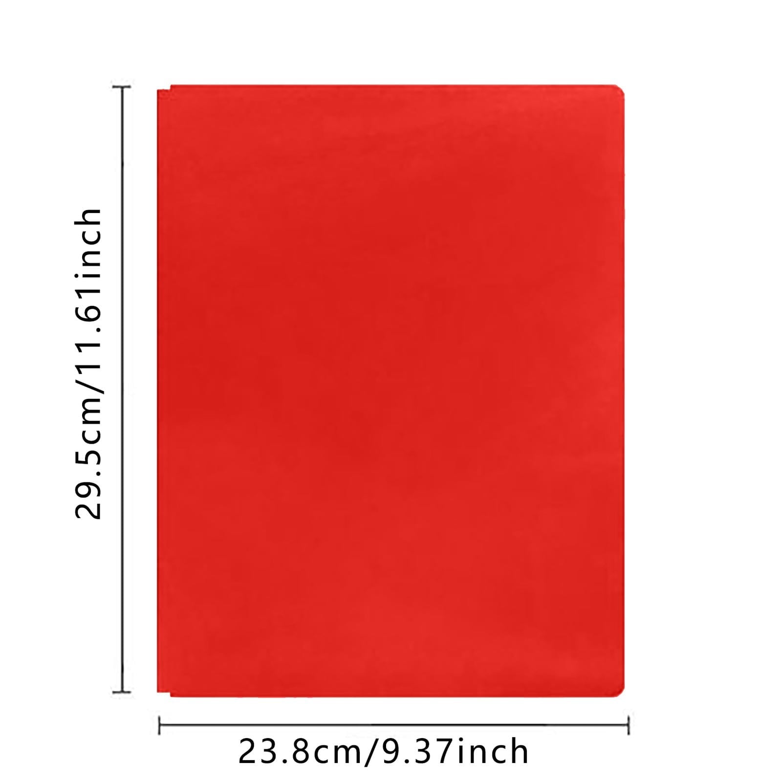 Cauoiy Heavy Duty Colorful Plastic Folders with 2 Pockets for Letter Size Paper,,Office Supplies,Presentation Folders,Teacher Supplies,Colored Folders for School,Pack of 1,Assorted Colors Random Color