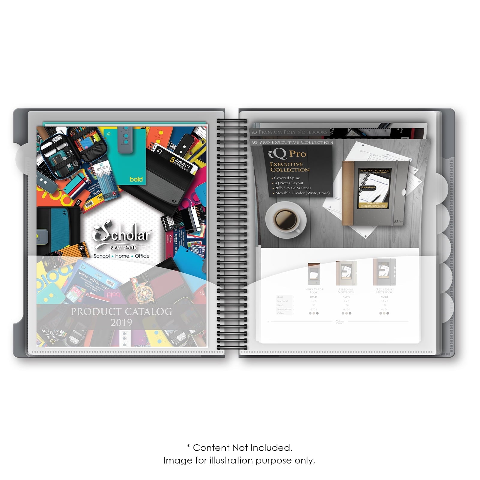 IQ iScholar 15 Pocket Organizer, 12.2 x 11", Tabbed Dividers, Color Will Vary (39906)