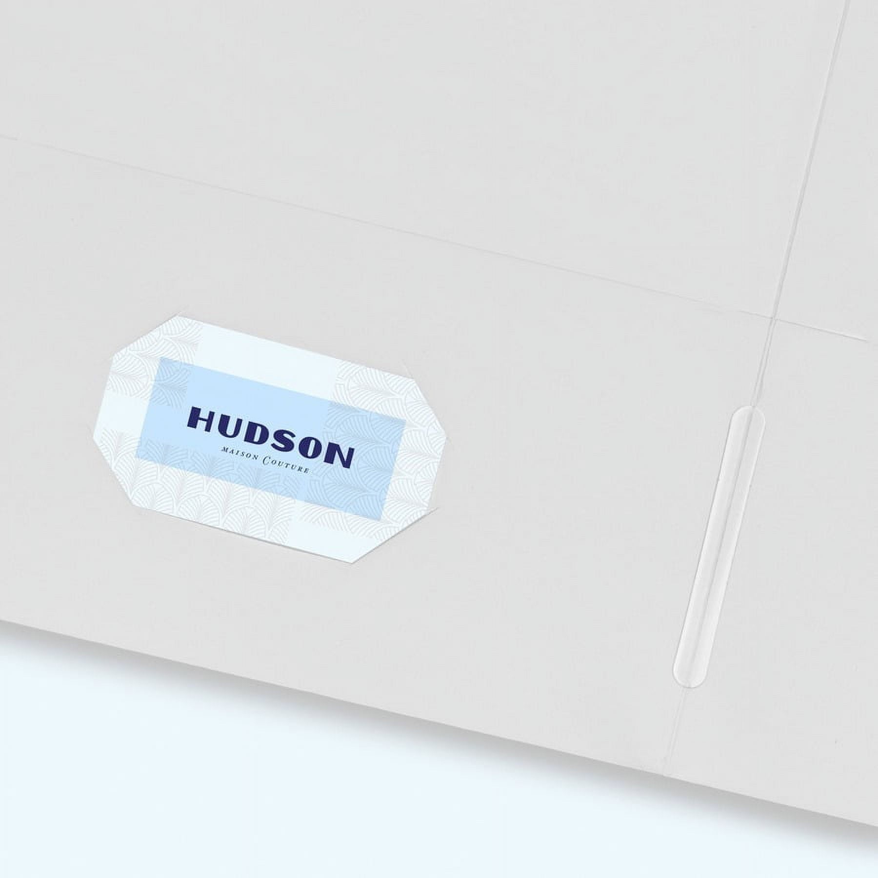 Avery® Letter Pocket Folder - 8 1/2" X 11" - 40 Sheet Capacity - 2 Internal Pocket(s) - White - 125 / Carton