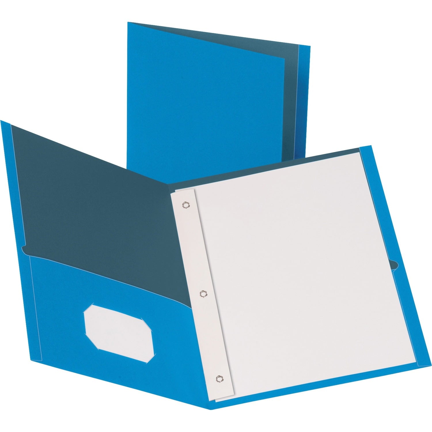 Business Source, BSN78507, Pocket Folder, 25 / Box, Light Blue