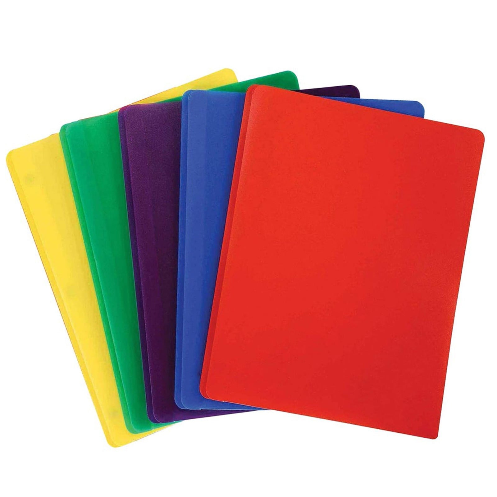 Cauoiy Heavy Duty Colorful Plastic Folders with 2 Pockets for Letter Size Paper,,Office Supplies,Presentation Folders,Teacher Supplies,Colored Folders for School,Pack of 1,Assorted Colors Random Color