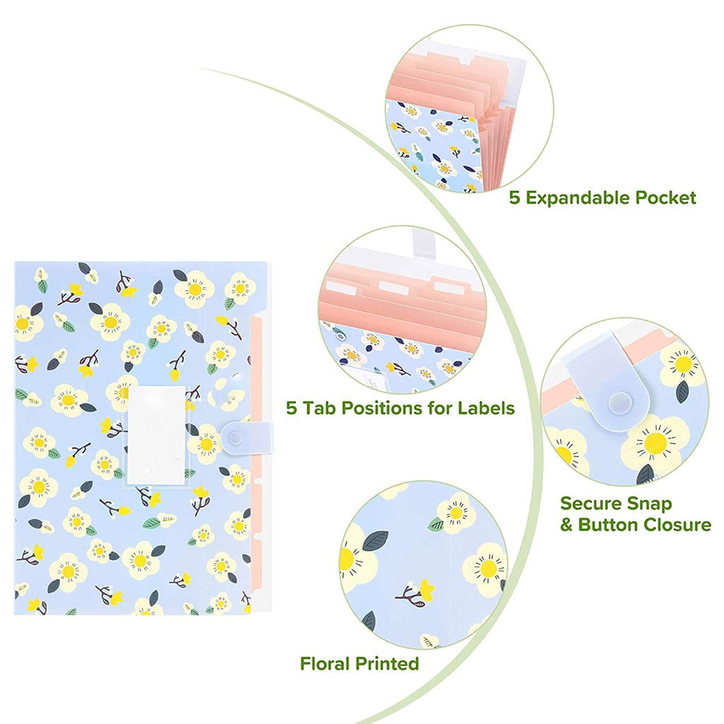 Clearance Office&Craft&Stationery under $5,organizer Expandable 8-pocket Document Sorteraccordion Plastic & Stationery