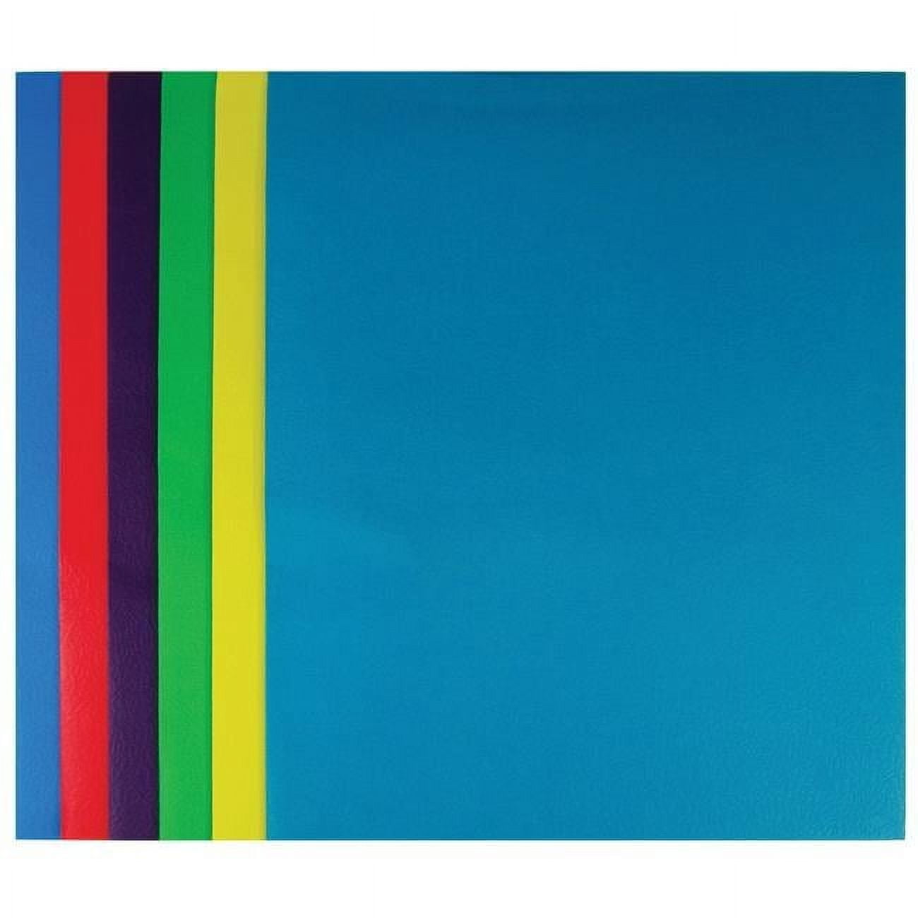 DDI 2315181 Top Flight Paper 2 Pocket Folder - Assorted Colors Case of 100