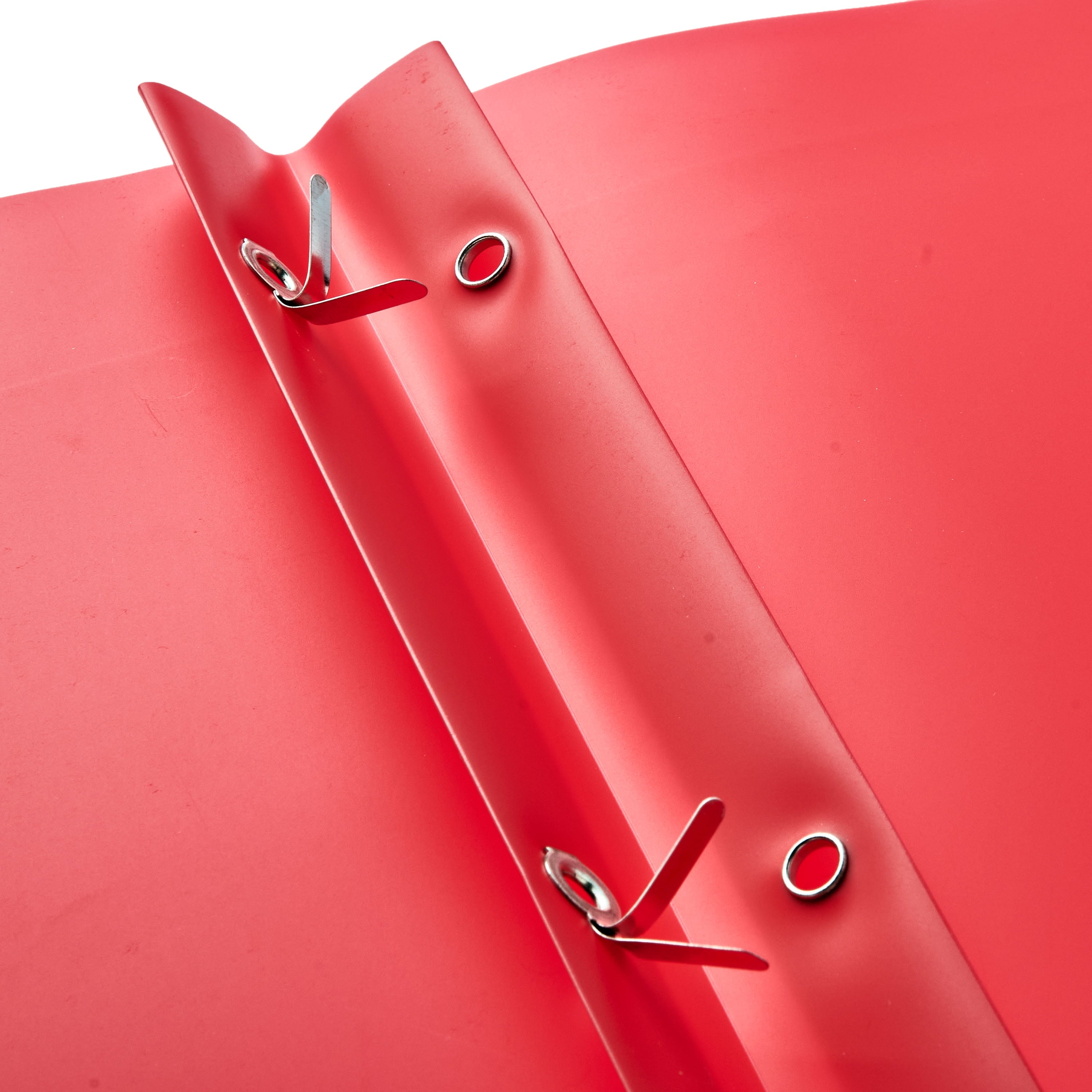 Pen+Gear 2 Pocket Poly Portfolio with Prongs, Multicolor, 10 Count