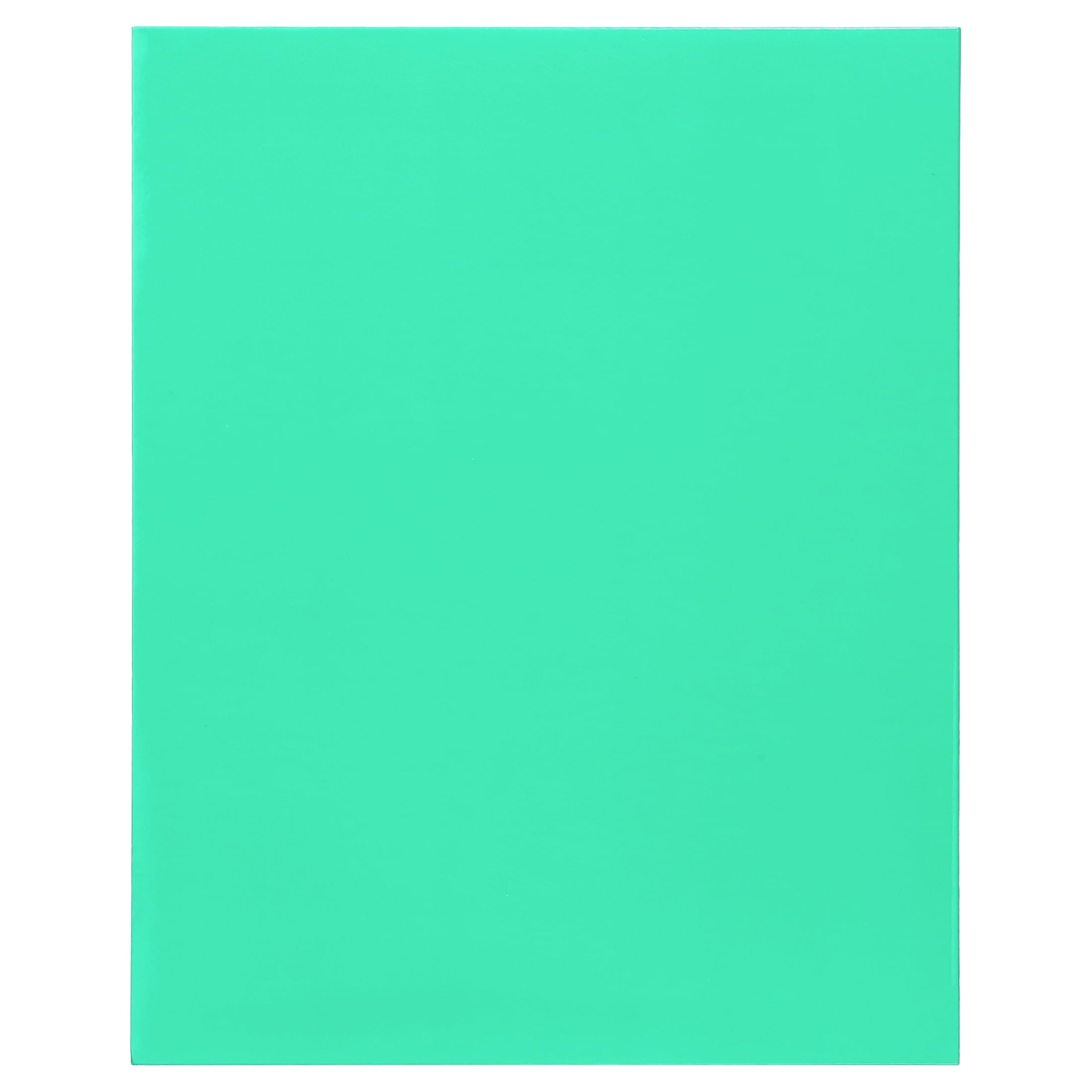 Better Office Products - Pocket folder - 2 compartments - for Letter A Size (8.5 in x 11 in) - capacity: 100 sheets - black, red, blue, purple, orange, green, yellow (pack of 25)