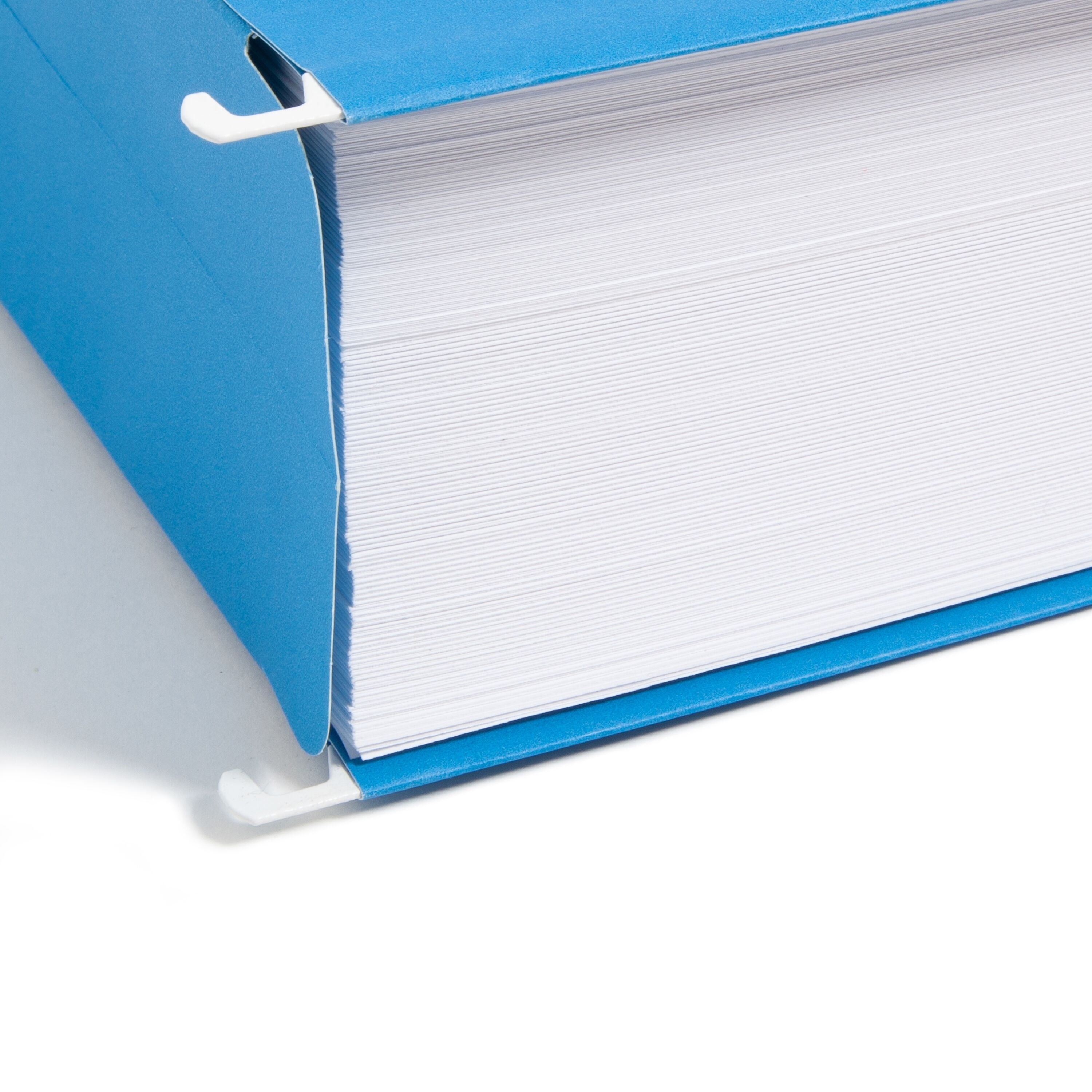 Smead Colored Hanging Pockets 3" Exp Sky Blue 25/BX Letter (64270)