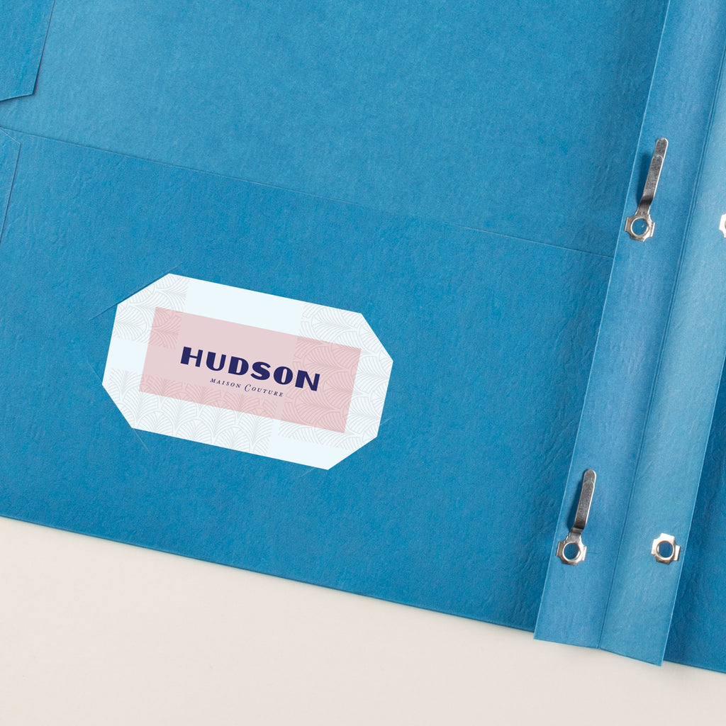 Two Pocket Folders with 3 Prong Fasteners, 25 Blue Folders (47976)