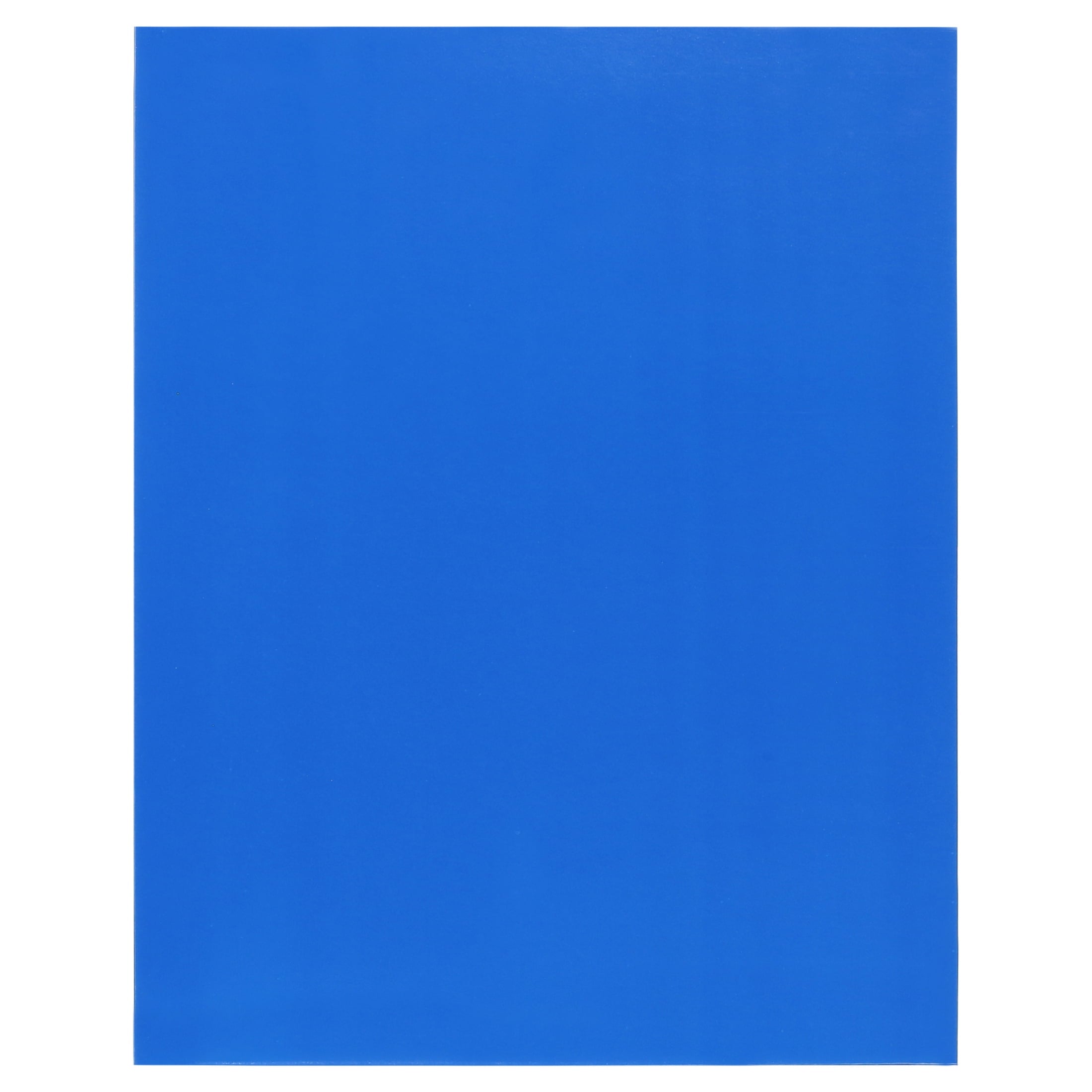 Better Office Products - Pocket folder - 2 compartments - for Letter A Size (8.5 in x 11 in) - capacity: 100 sheets - black, red, blue, purple, orange, green, yellow (pack of 25)